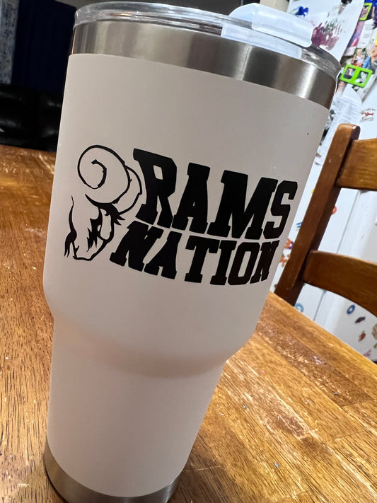 Rams Nation Tumbler